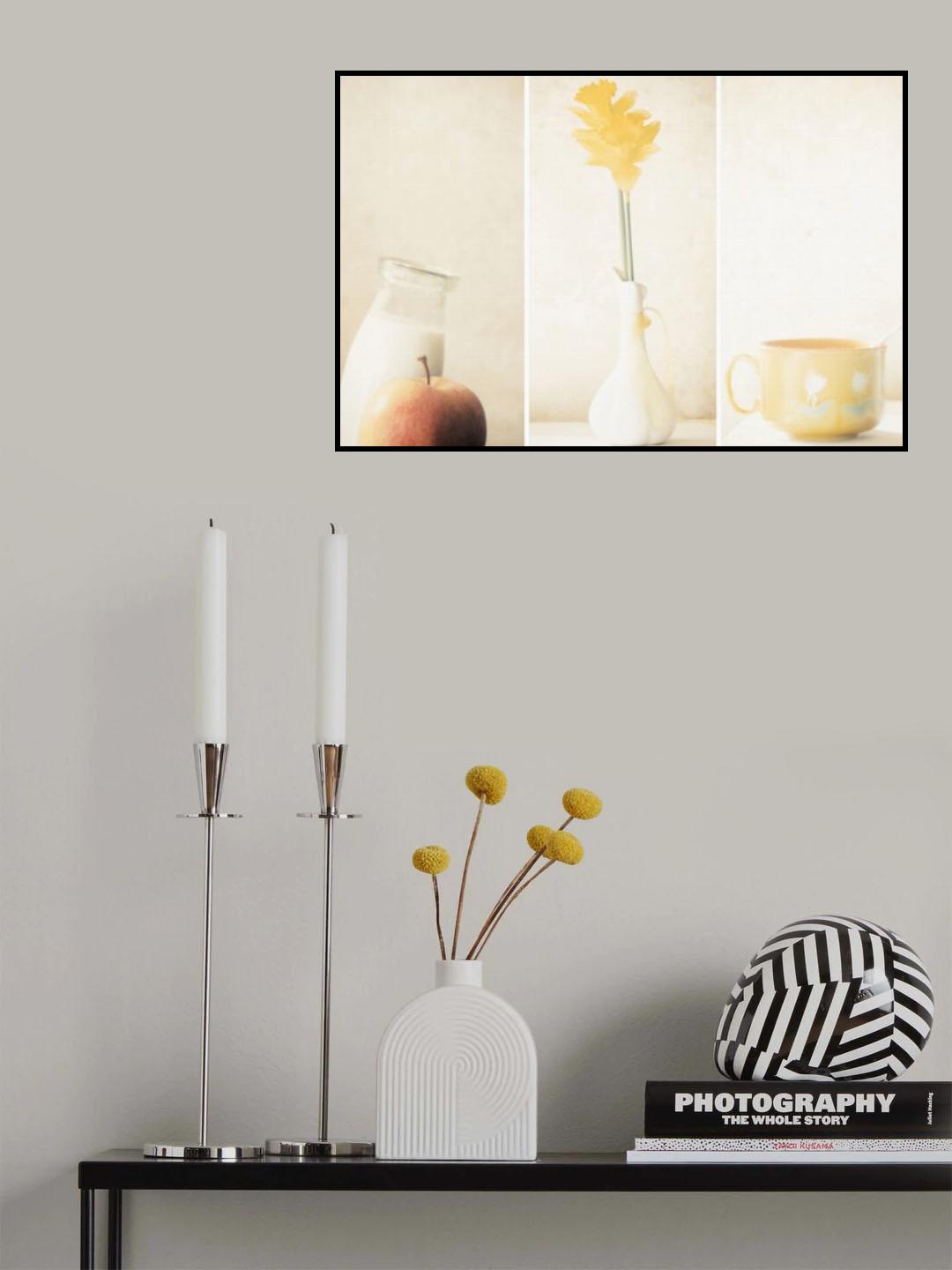 Yellow (Triptych) Poster och Canvastavla