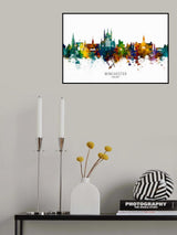Winchester England Skyline Poster och Canvastavla