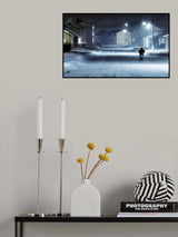 winter street Poster och Canvastavla