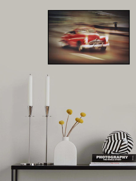 Vintage car,Havana Fantasy Poster och Canvastavla