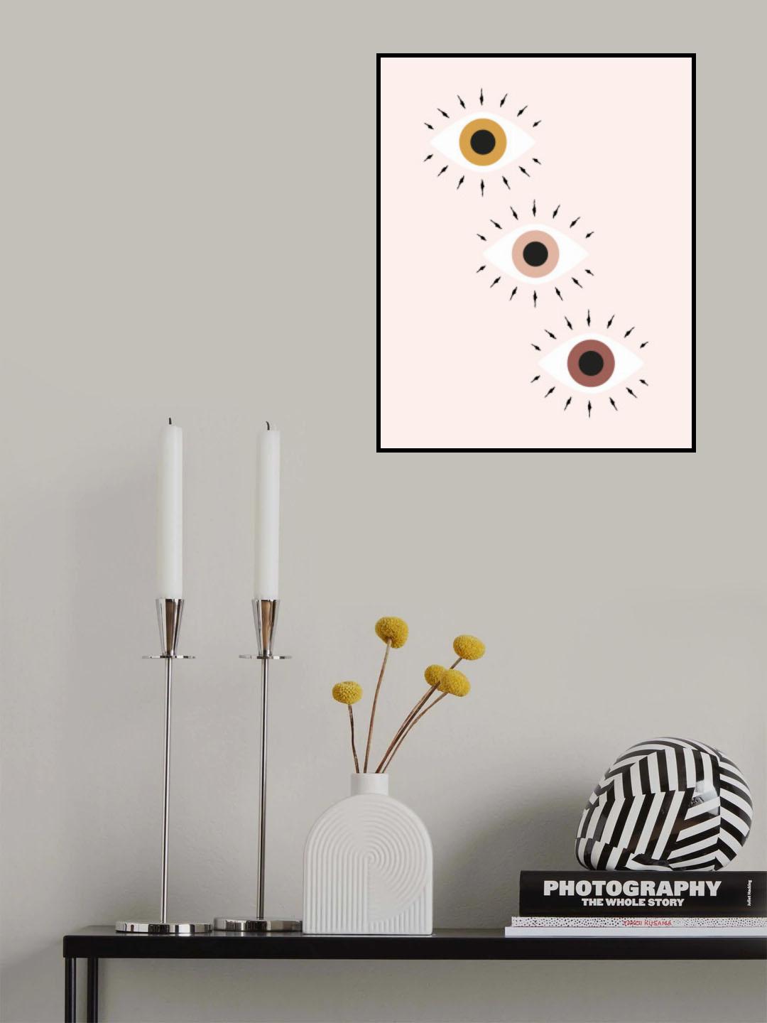 Threeeyes Poster och Canvastavla