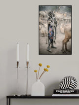 Young Mundari herder Poster och Canvastavla