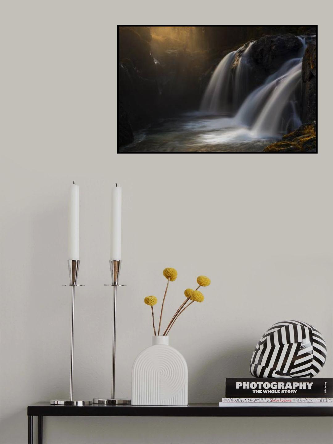 Rjukandefoss Poster och Canvastavla