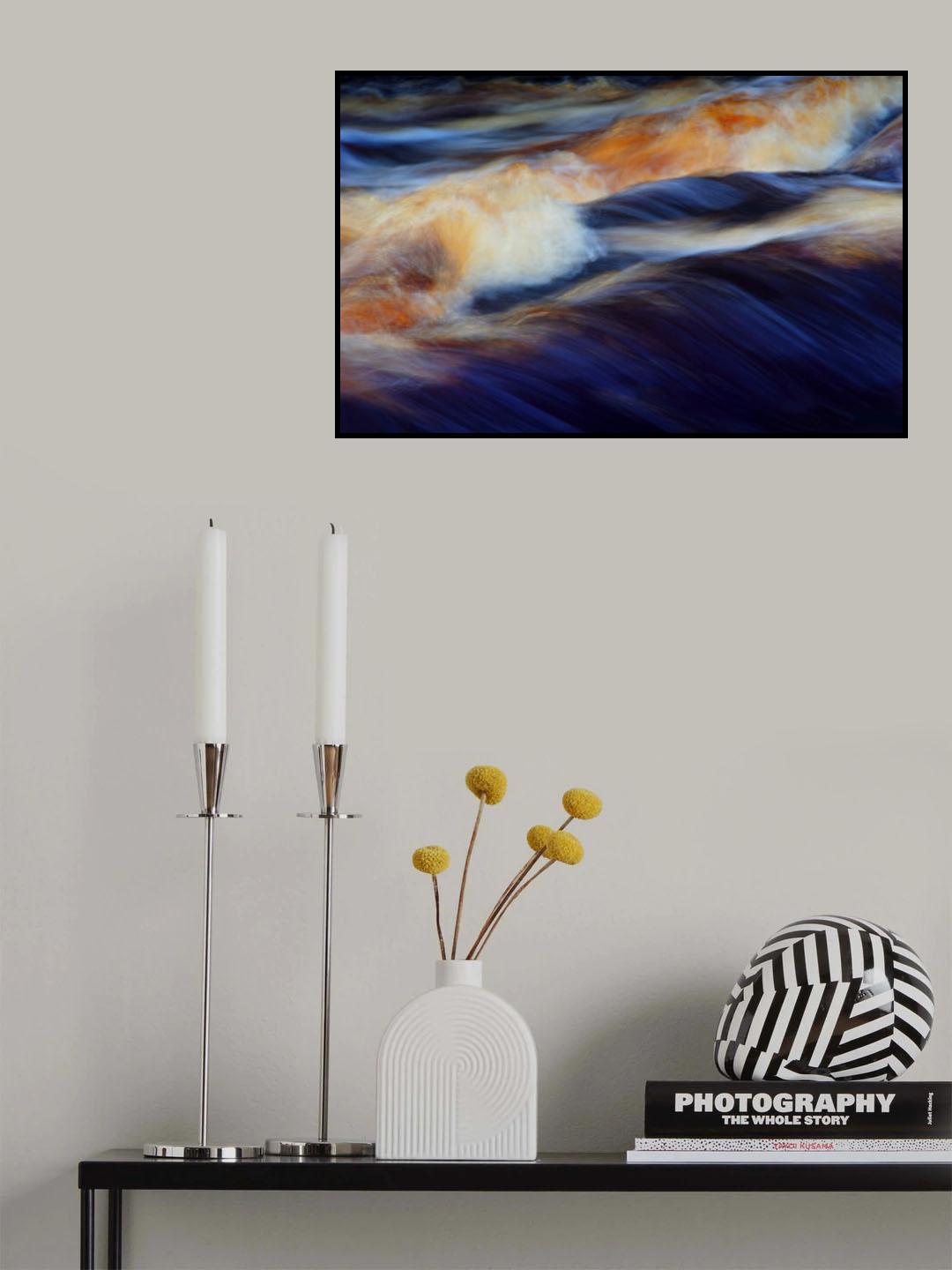 Vågor-havets andetag. Poster och Canvastavla