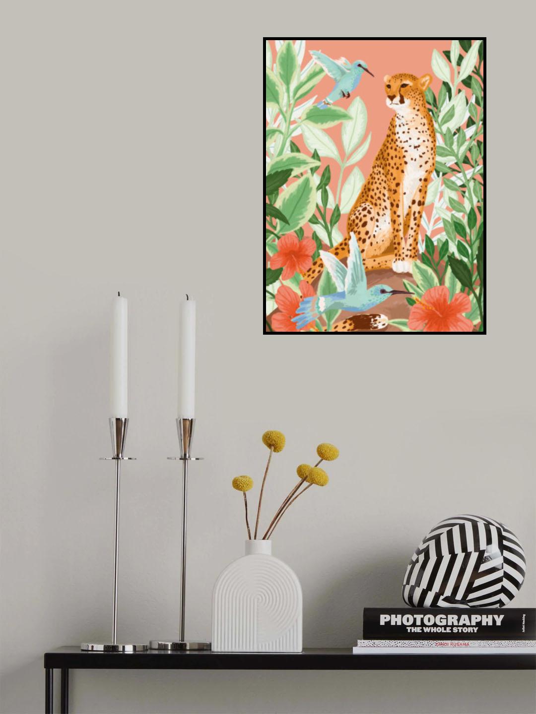Tropic Cheetah Poster och Canvastavla