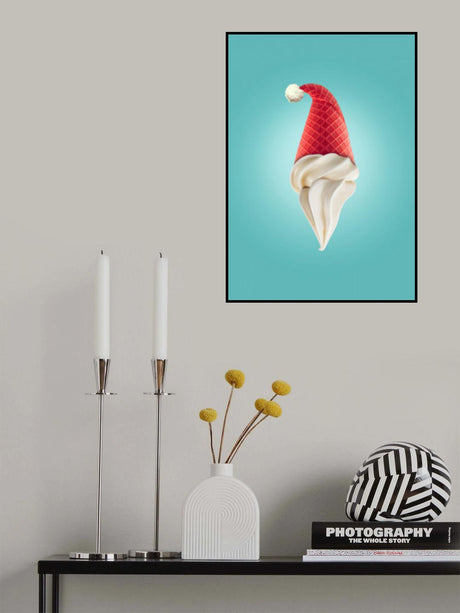 Santas Cream Poster och Canvastavla