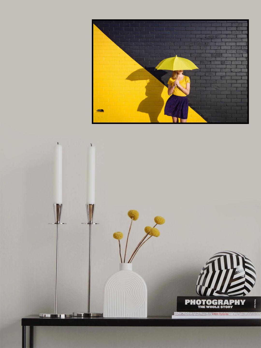 Yellow Poster och Canvastavla