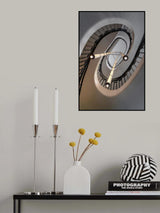 Stairs with lights Poster och Canvastavla