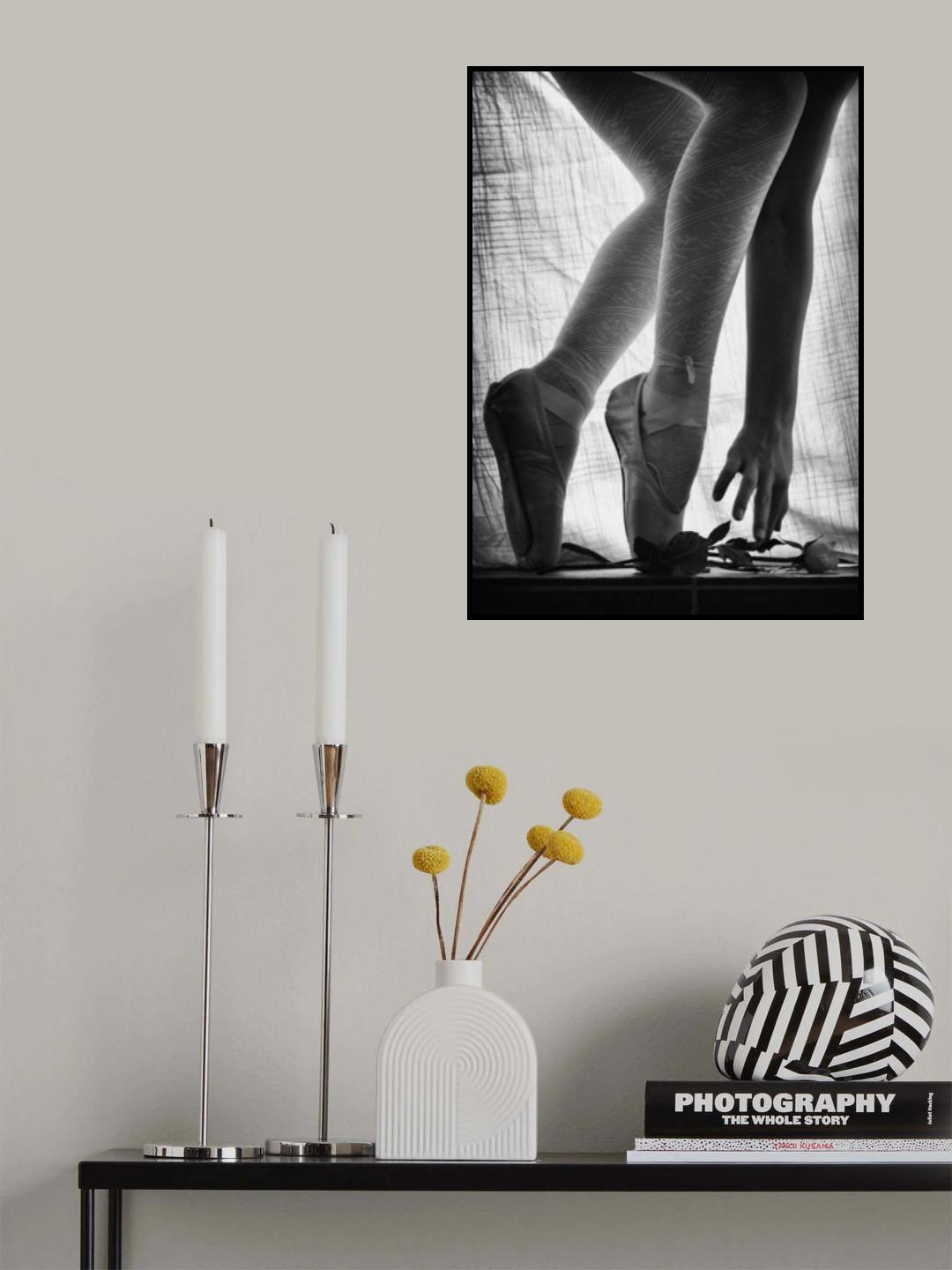Ballerina Girl Poster och Canvastavla