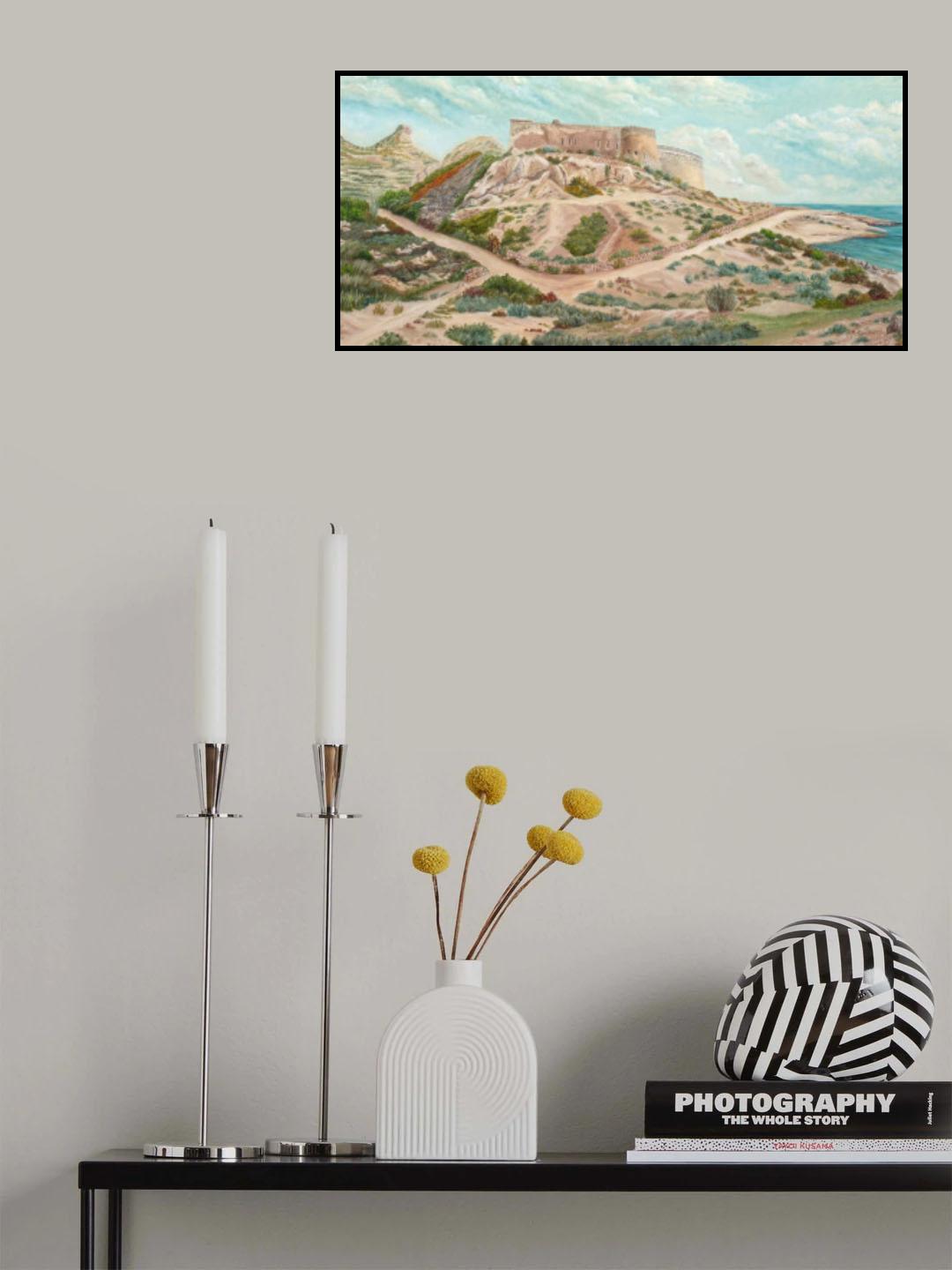 Castle of Rodalquilar Poster och Canvastavla