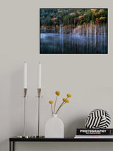 Natural Lake Autumn Poster och Canvastavla