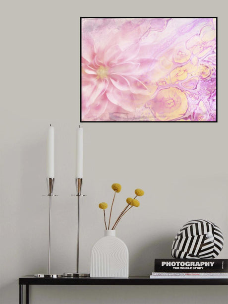 Ombre024flower Poster och Canvastavla