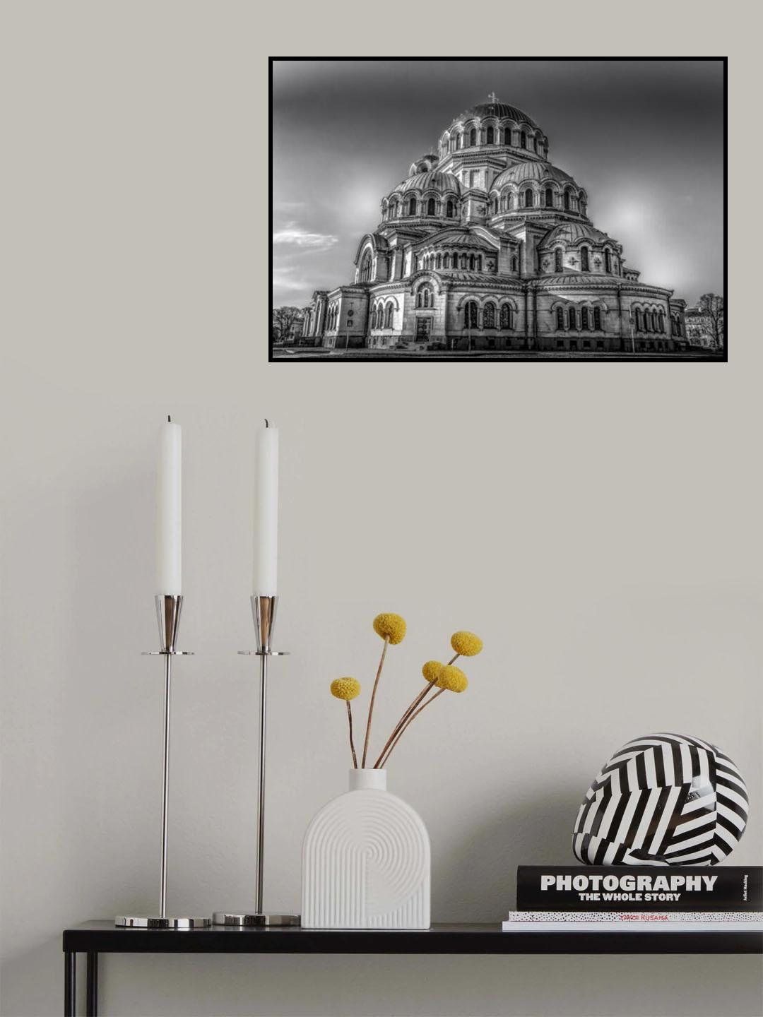 The St. Alexander Nevsky Cathedral Poster och Canvastavla