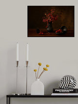 Red autumnal leaves Poster och Canvastavla