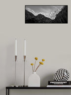 Black and white mountains Poster och Canvastavla