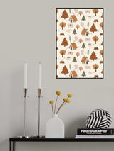 Autumn Vibe Texture Poster och Canvastavla