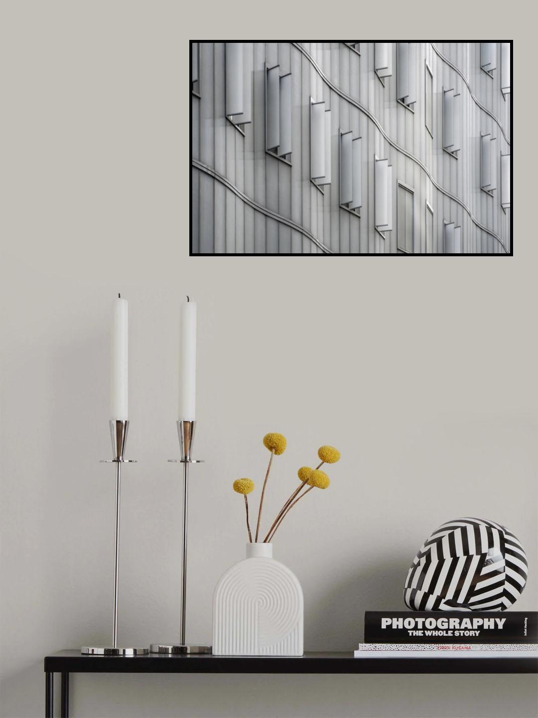 Facade waves Poster och Canvastavla