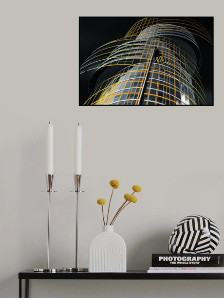 Architectural lines art Poster och Canvastavla