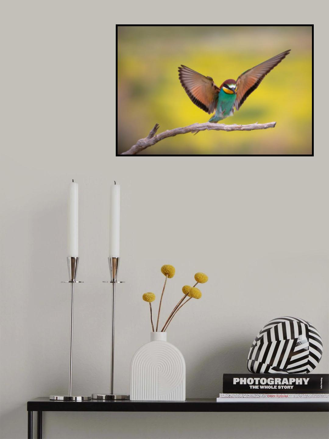 Mr. Bee-eater Poster och Canvastavla