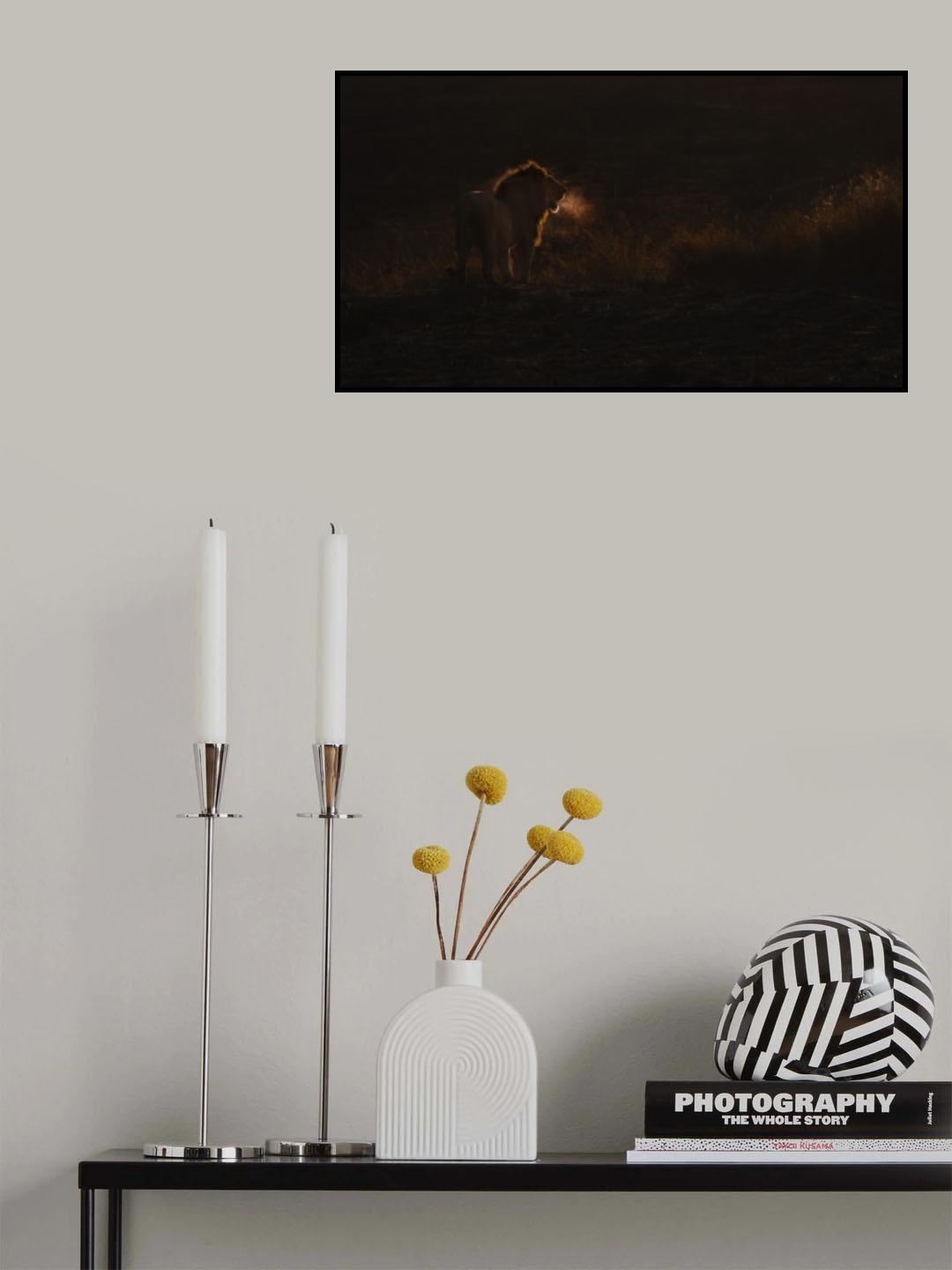 Lion Breath Poster och Canvastavla