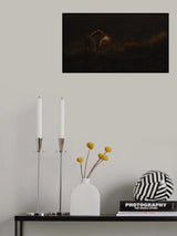 Lion Breath Poster och Canvastavla