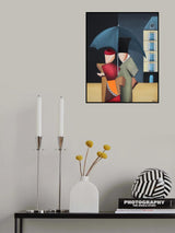Rainy Day In Paris Poster och Canvastavla