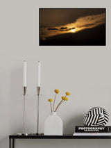 dramatic sky and beautiful clouds Poster och Canvastavla