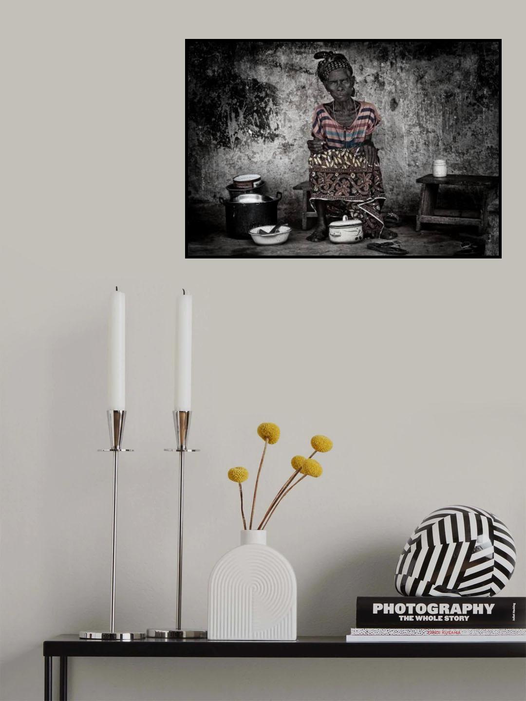 Woman from Ghana. Poster och Canvastavla