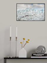 Hiking on Perito Moreno Poster och Canvastavla