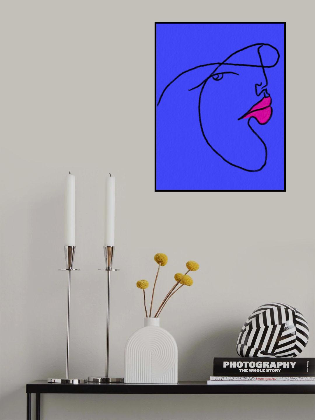 The Moon Poster och Canvastavla