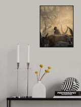 Work Amongst The Horns Poster och Canvastavla