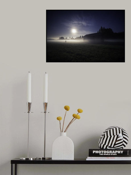 Night (moon) will forgive us. Poster och Canvastavla