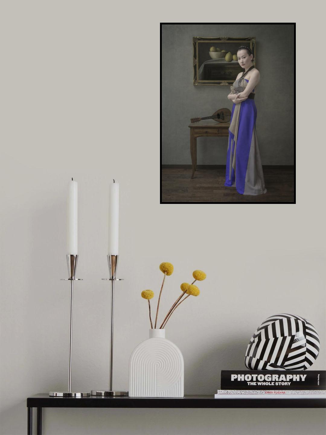 Portrait de Madame RIKA Poster och Canvastavla