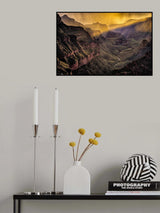 Rainy Sunset from Cape Royal Poster och Canvastavla