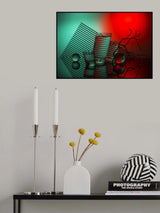 From the series "Experiments with glass" Poster och Canvastavla