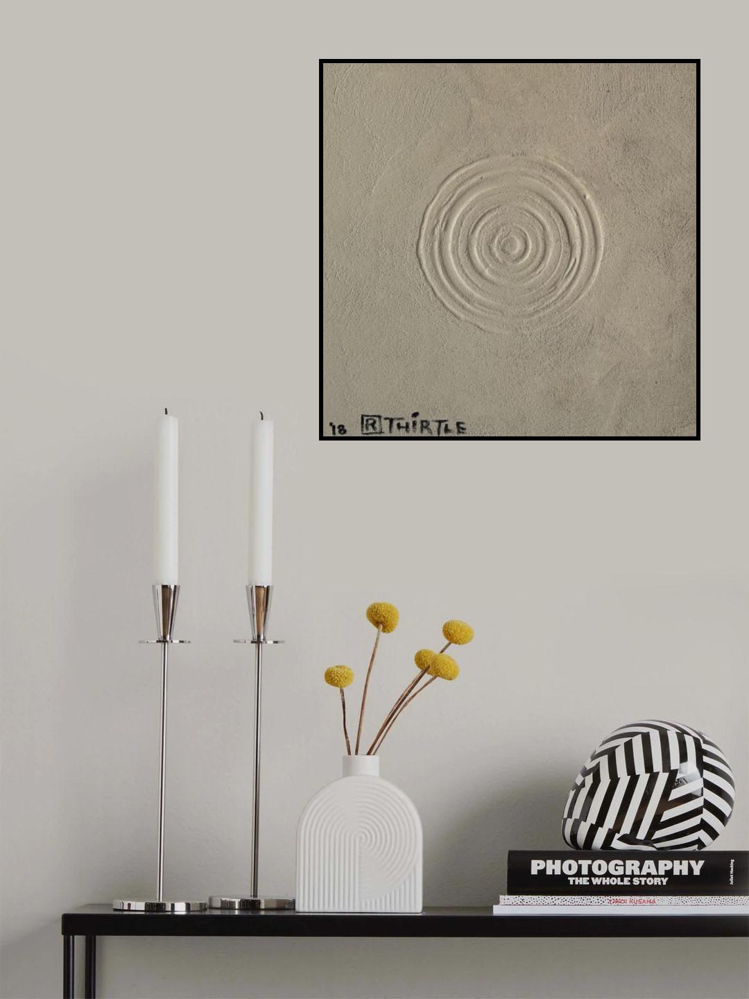 Circles In the Sand Poster och Canvastavla