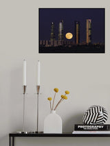 Supermoon Poster och Canvastavla