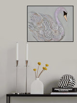 Elegant Swan Poster och Canvastavla