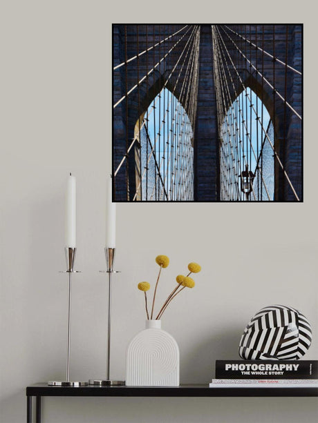 Brooklyn Bridge New York Poster och Canvastavla