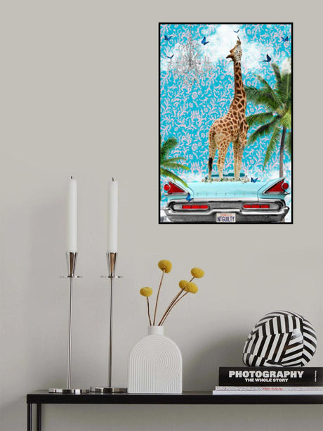 Giraffe California Dream Poster och Canvastavla