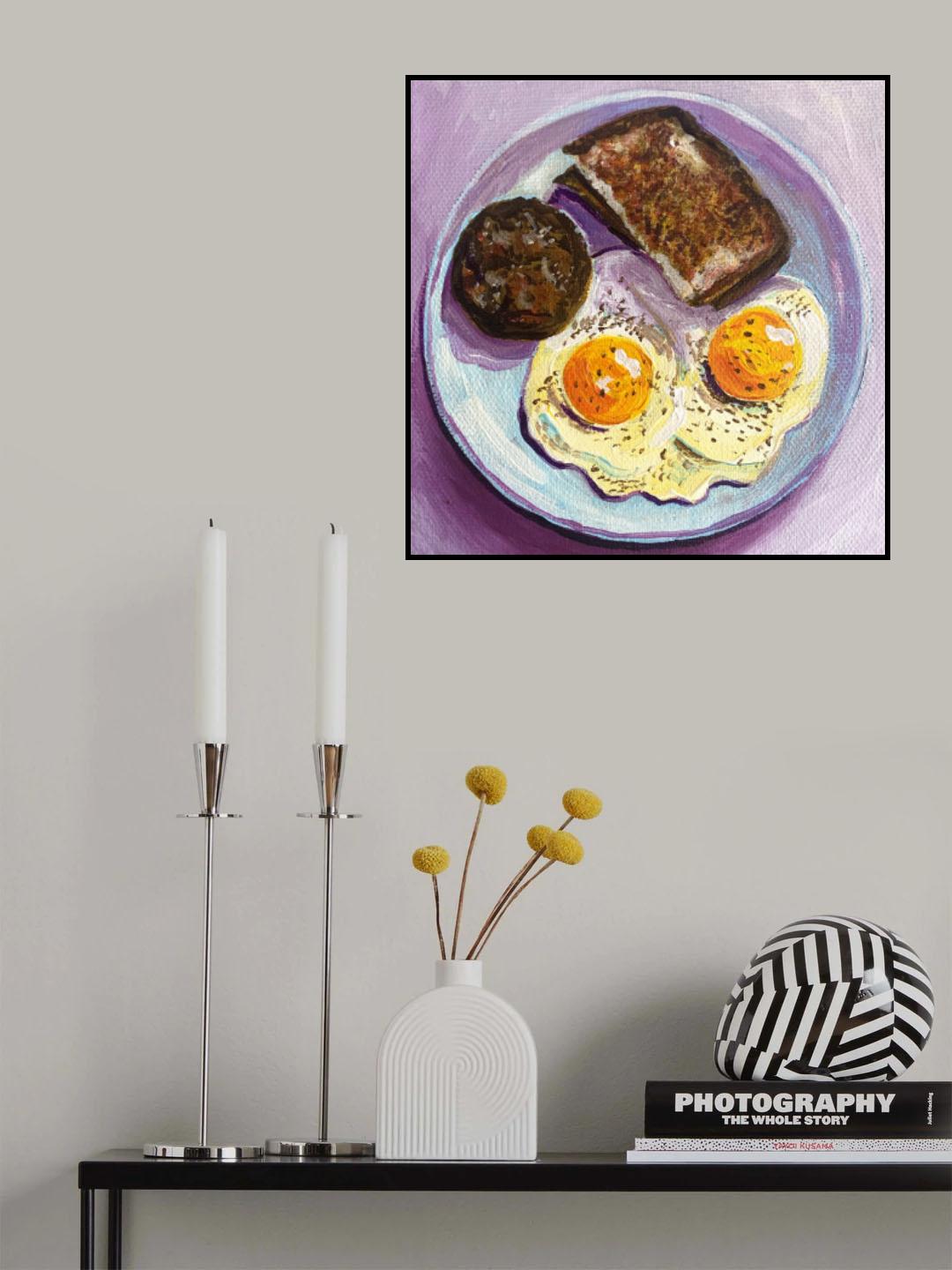 Breakfast Poster och Canvastavla
