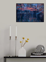 Autumn above water Poster och Canvastavla
