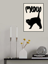 Meow Poster och Canvastavla