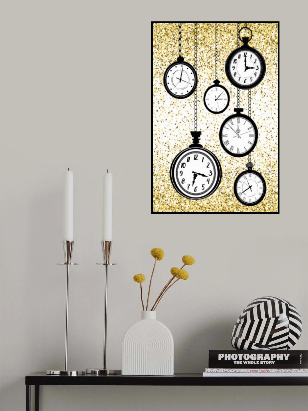 Glitter Watch Poster och Canvastavla