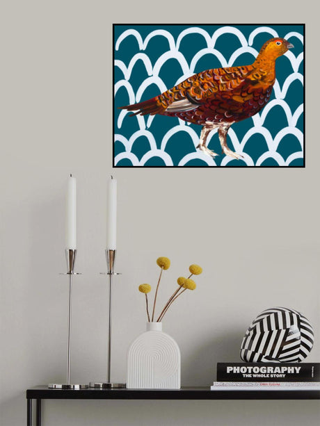Gorgeous Grouse Poster och Canvastavla