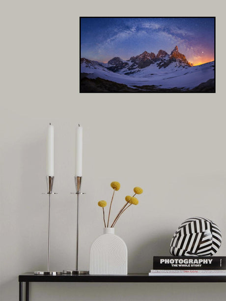 Baita Segantini Under The Night Sky Poster och Canvastavla