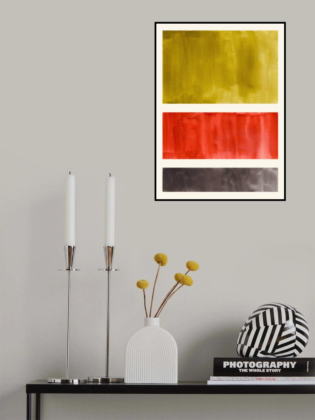 Colourfield 40 Poster och Canvastavla
