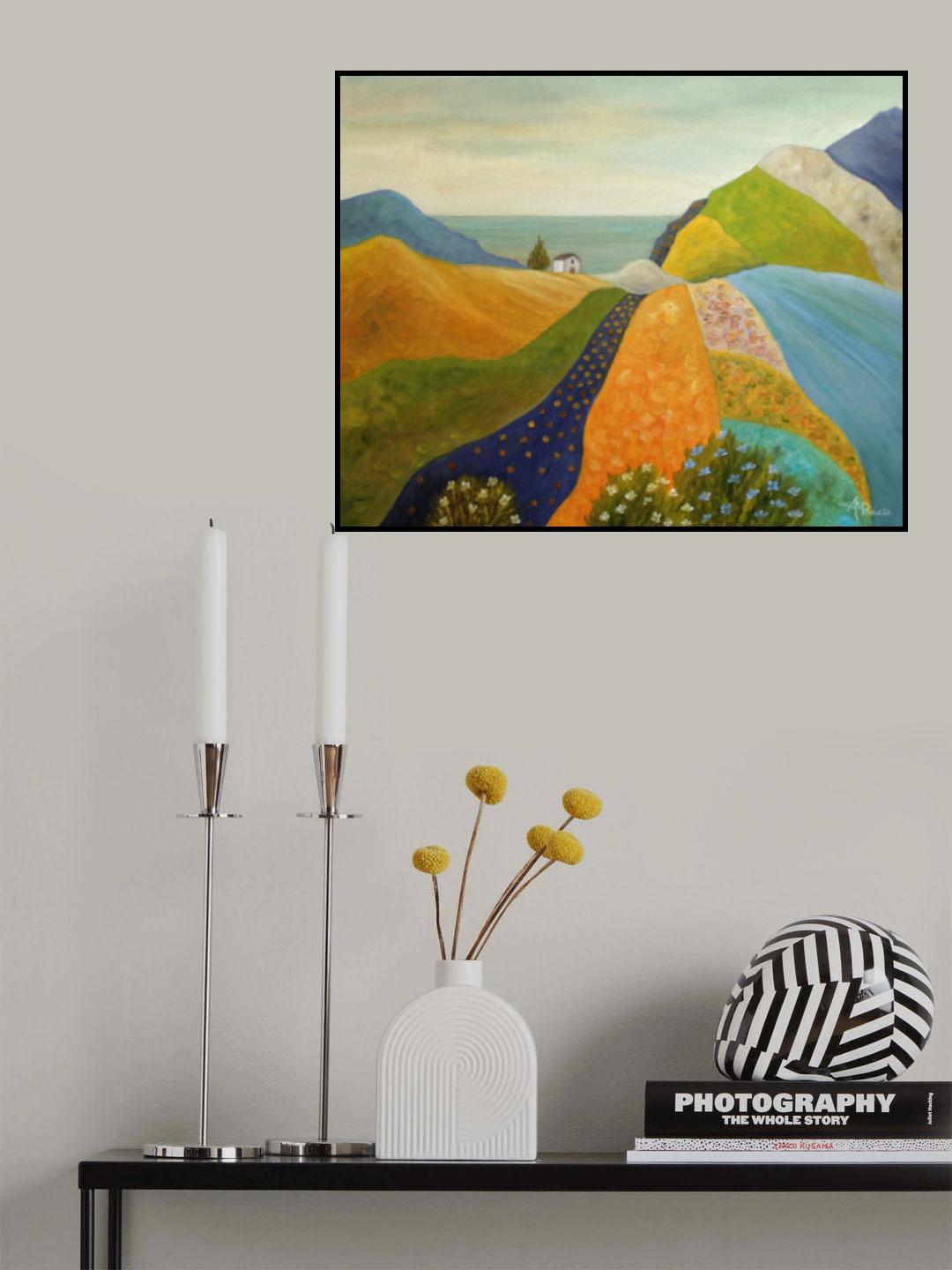 Flowing To the Sea Poster och Canvastavla
