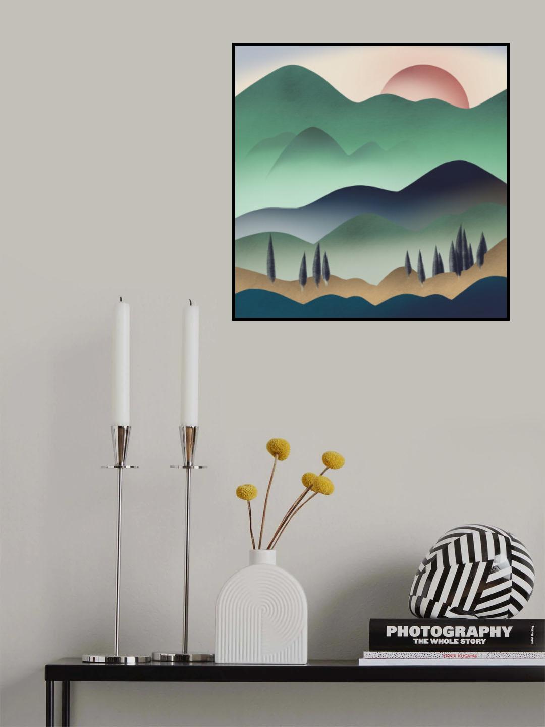 Gold Hill Poster och Canvastavla