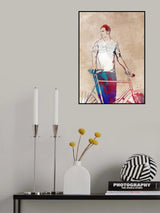 Cycling sport art 48 Poster och Canvastavla